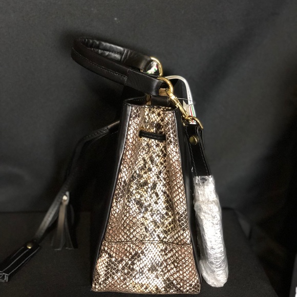 Sara Burglar Ariel Snake Italian Leather Bag NWT💥 - Picture 4 of 8